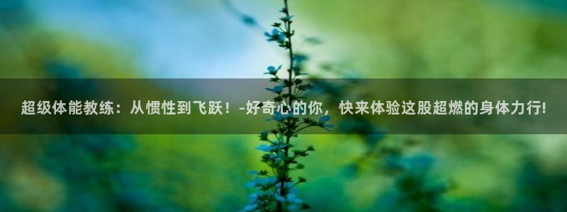 哈哈体育：超级体能教练：从惯性到飞跃！-好奇心的你，快来体验这股超燃的身体力行!